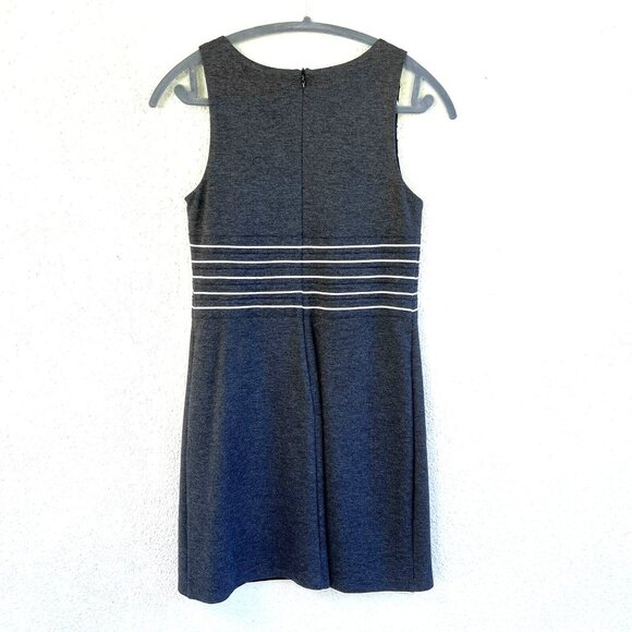 Bailey 44 Size S Grey Sheath Dress Downhill Sleeveless Ponte Hidden Zipper Lined - Picture 9 of 12